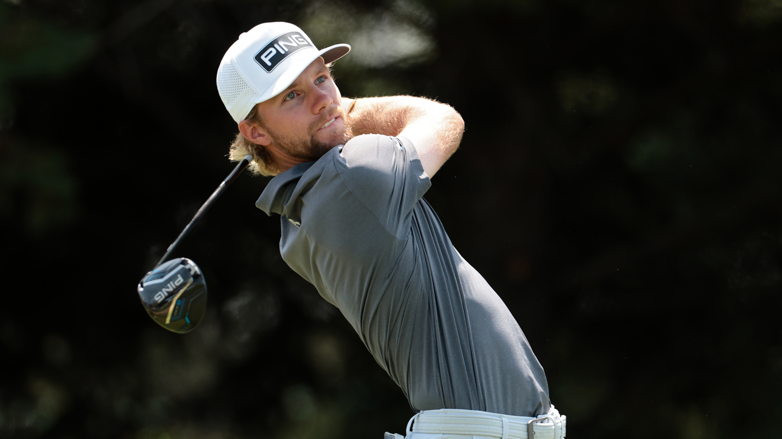 Rasmus Neergaard-Petersen hits a driver