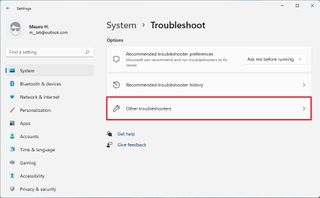 Windows 11 Other Troubleshooters
