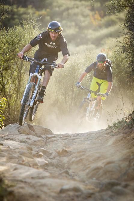 Riders at the Giant Factory Off-Road Team launch