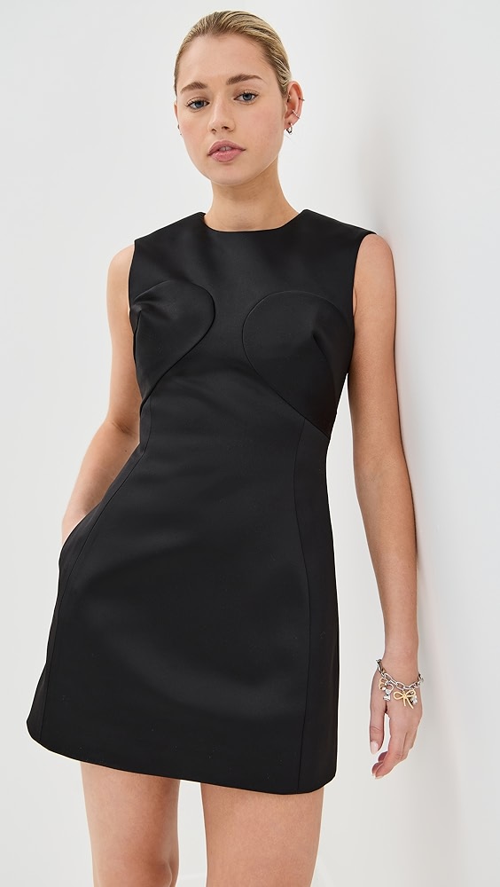 Marc Jacobs Seamed Up Satin Dress