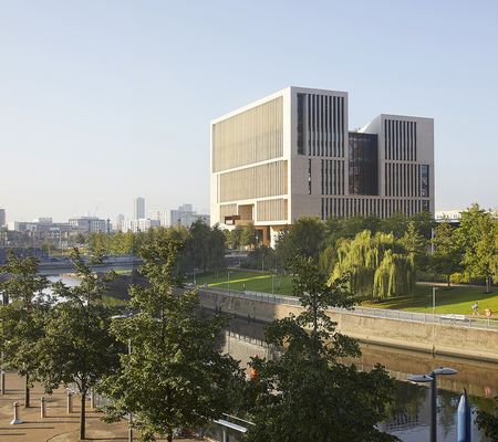 Stanton Williams' UCL East Marshgate from a distance