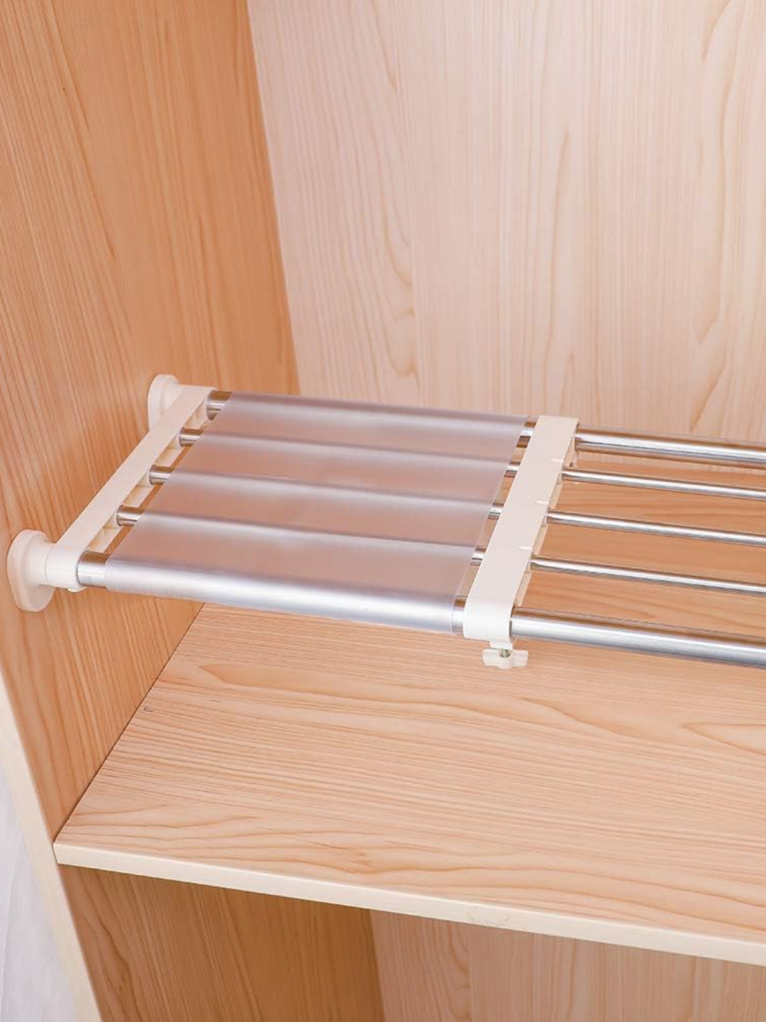 An expandable tension shelf from Amazon