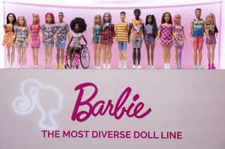 Examples of diversity in the Barbie and Ken doll lines