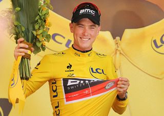 Rohan Dennis takes yellow after the opening prologue of the 2015 Tour de France