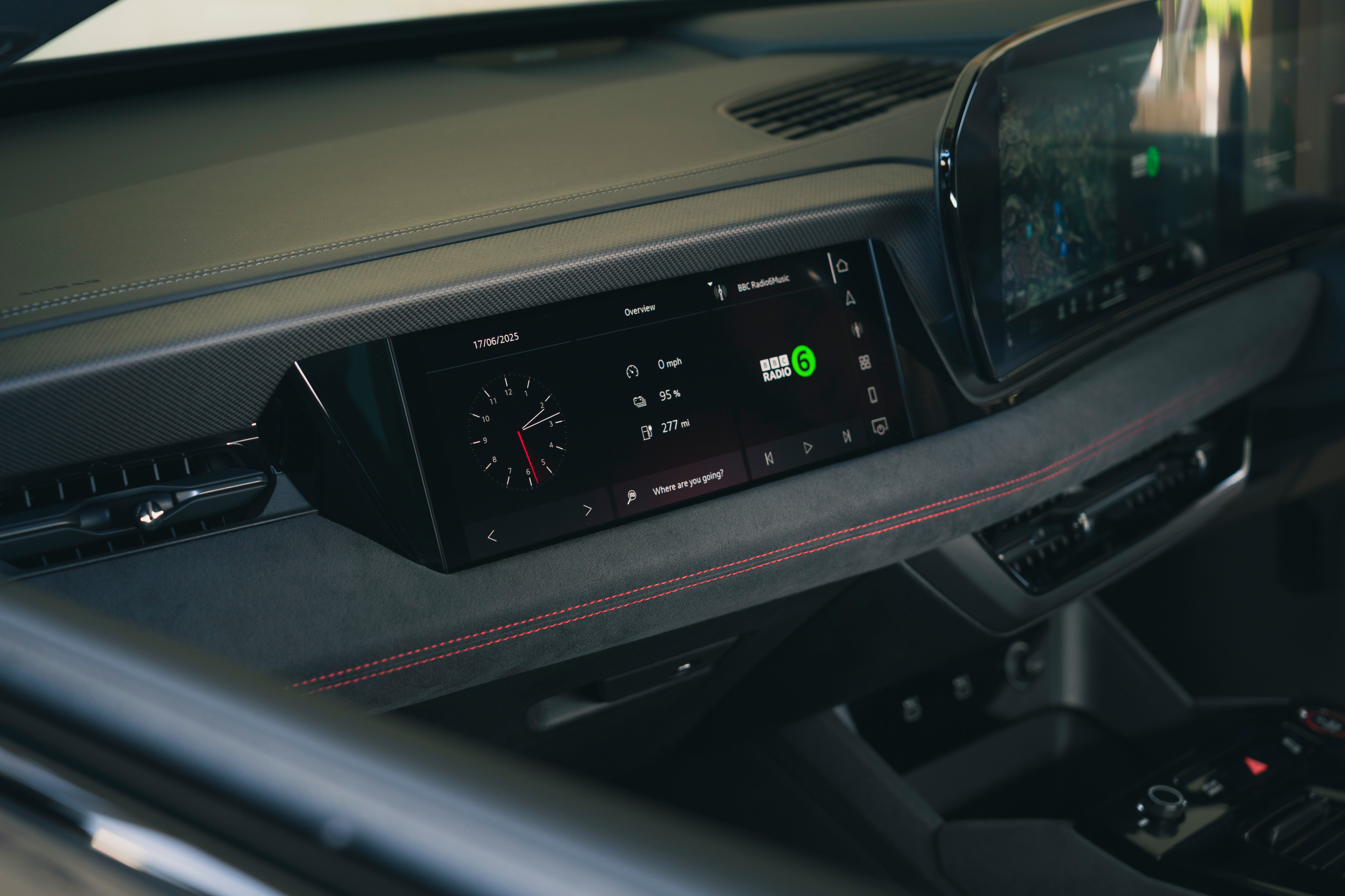 Audi A6 Sportback e-tron dashboard, 2025