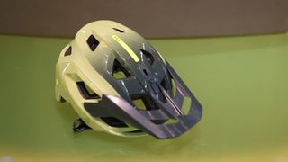 Top view details on the Fox Racing Speedframe RS MTB helmet