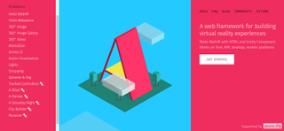 A-Frame has been dubbed the 'HTML of VR', because it’s so simple to use