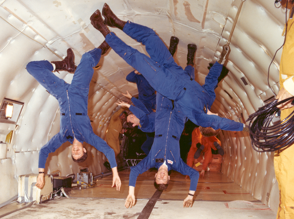 space history, KC-135, astronauts, vomit comet