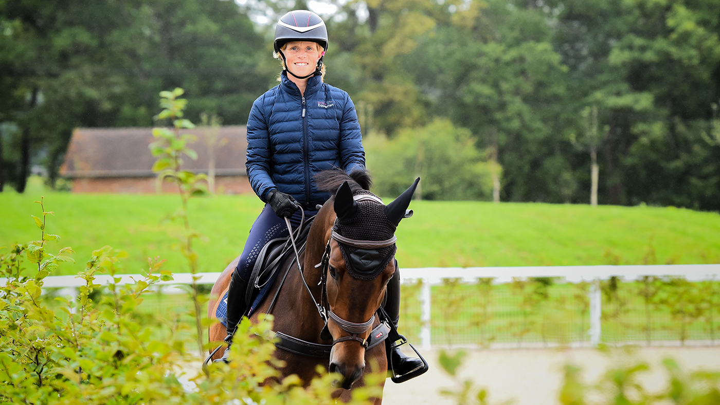 Rosalind CANTER riding LORDSHIPS GRAFFALO in a training session at the FEI Eventing European Championship in Haras du Pin in Normandy in France between the 9th-13th August 2023