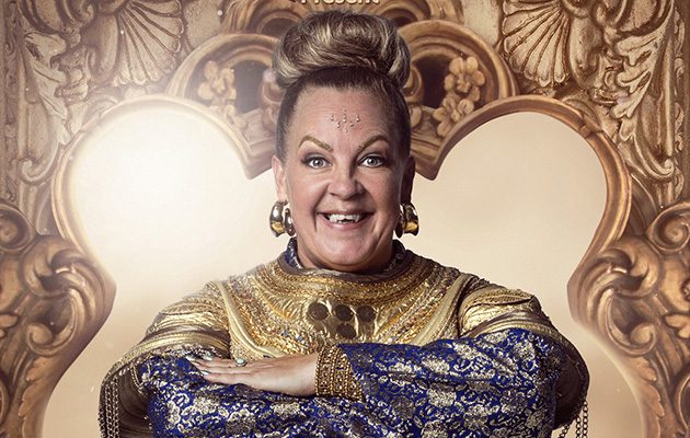 Lorraine Stanley as the Genie from Aladdin