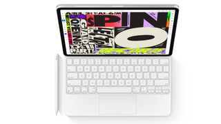 Apple Pencil with iPad Pro and keyboard