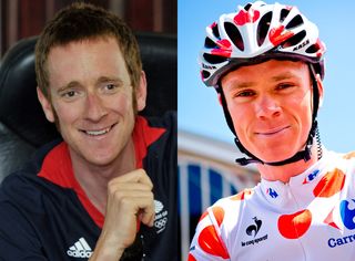 Bradley Wiggins and Chris Froome