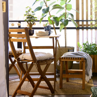 IKEA ASKHOLMEN Table and 2 folding chairs