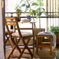 IKEA ASKHOLMEN Table and 2 folding chairs