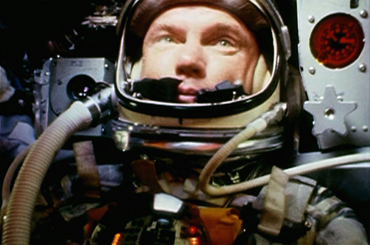 John Glenn Aboard Friendship 7