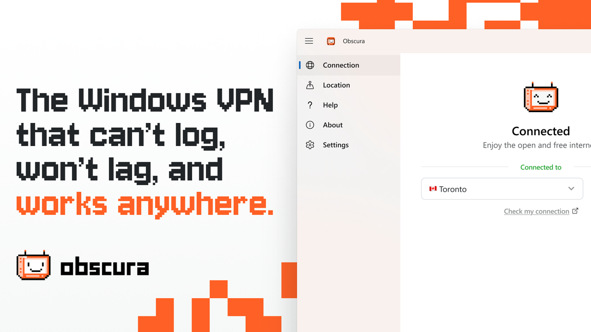 Obscura VPN lands on Windows, bringing its next, gen privacy to PC users