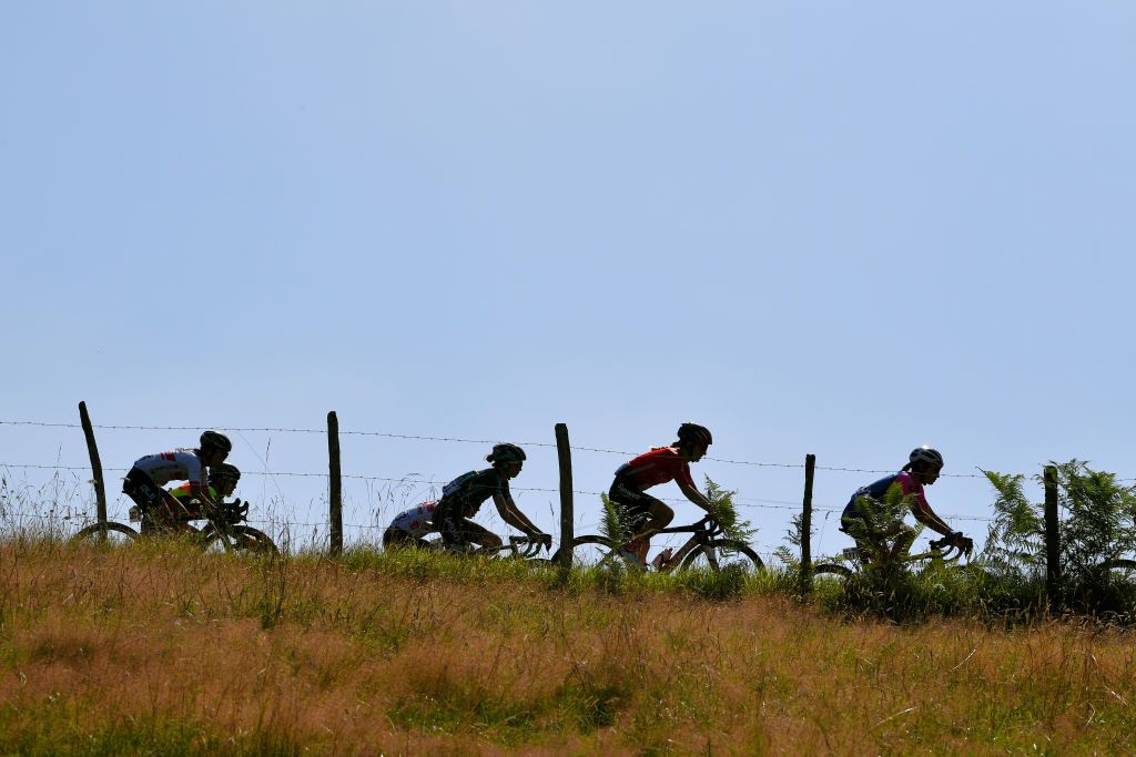 The 27km circuit included climbs and descents