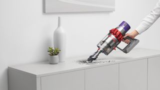 The Dyson Cyclone V10 has a 40% larger bin