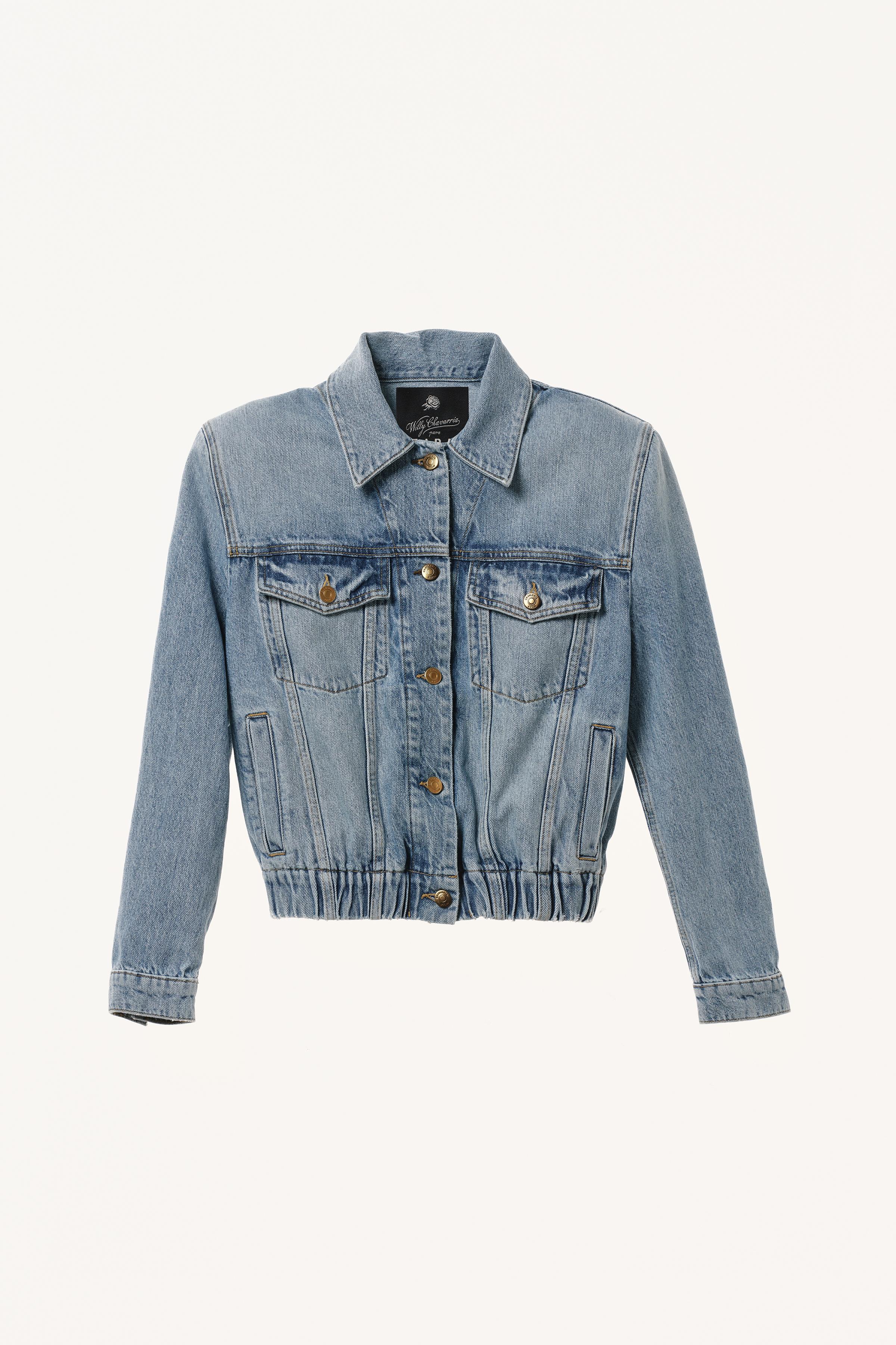 Shoulder Pad Denim Jacket Willy Chavarria X Zara