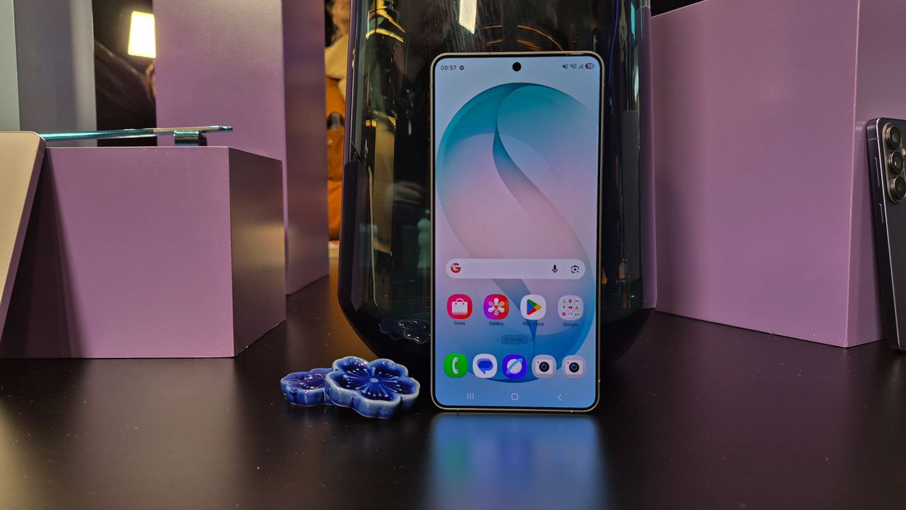 The Samsung Galaxy S26 Ultra on a desk