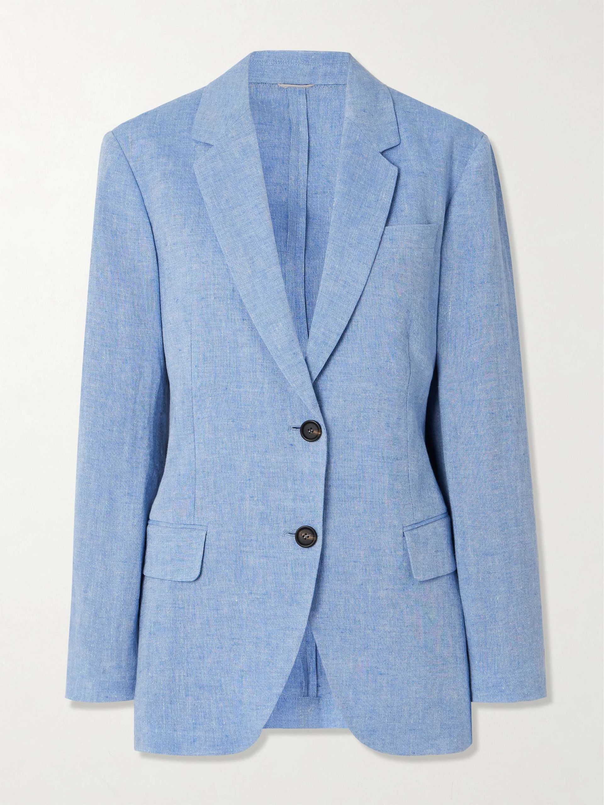 Linen-Blend Blazer