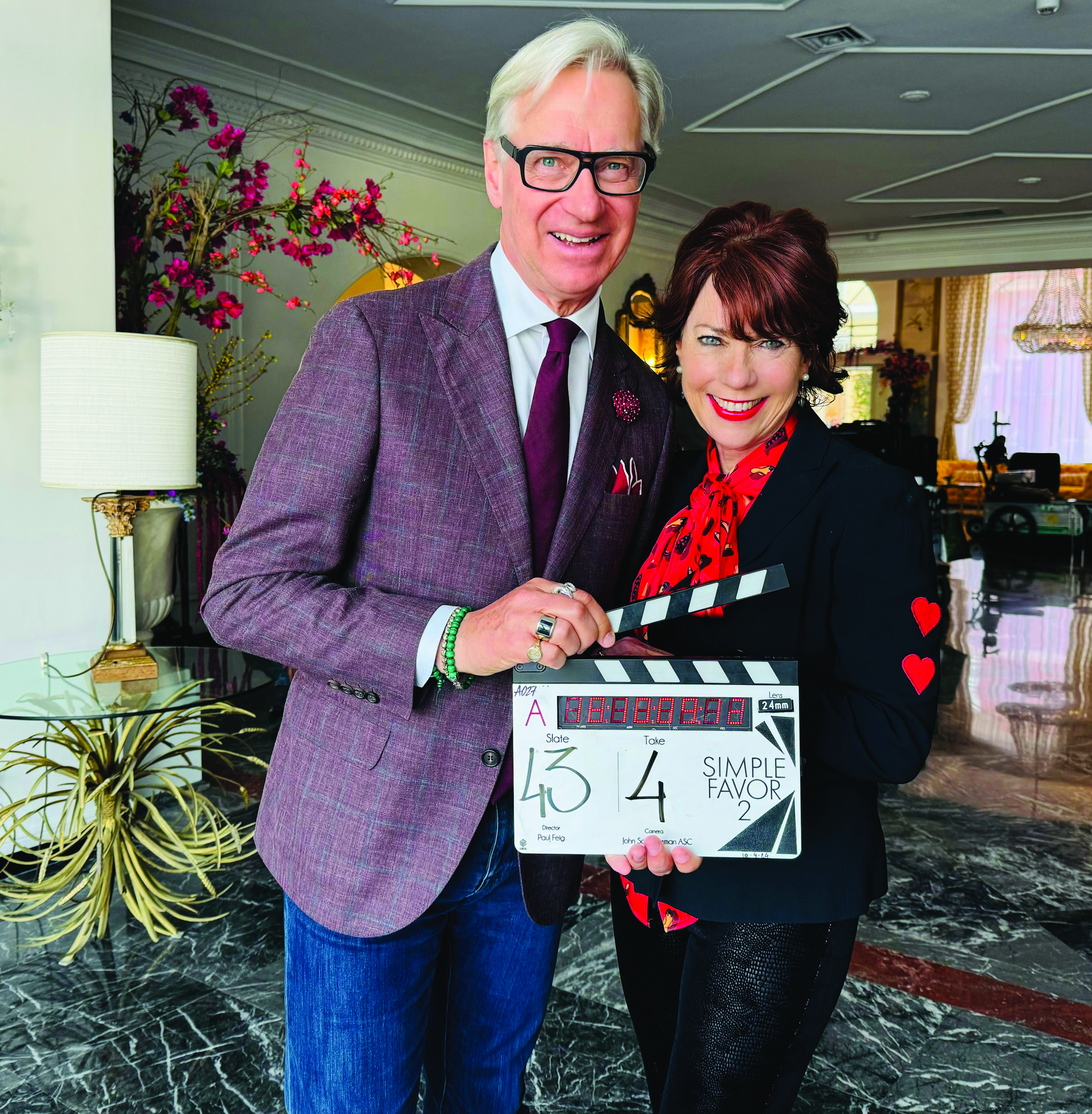 Paul Feig and Kathy Lette
