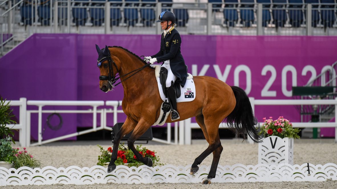 Mary Hanna and Calanta at the Tokyo Olympics