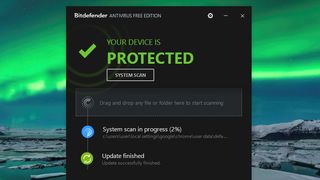 BitDefender Antivirus Free Edition screen grab