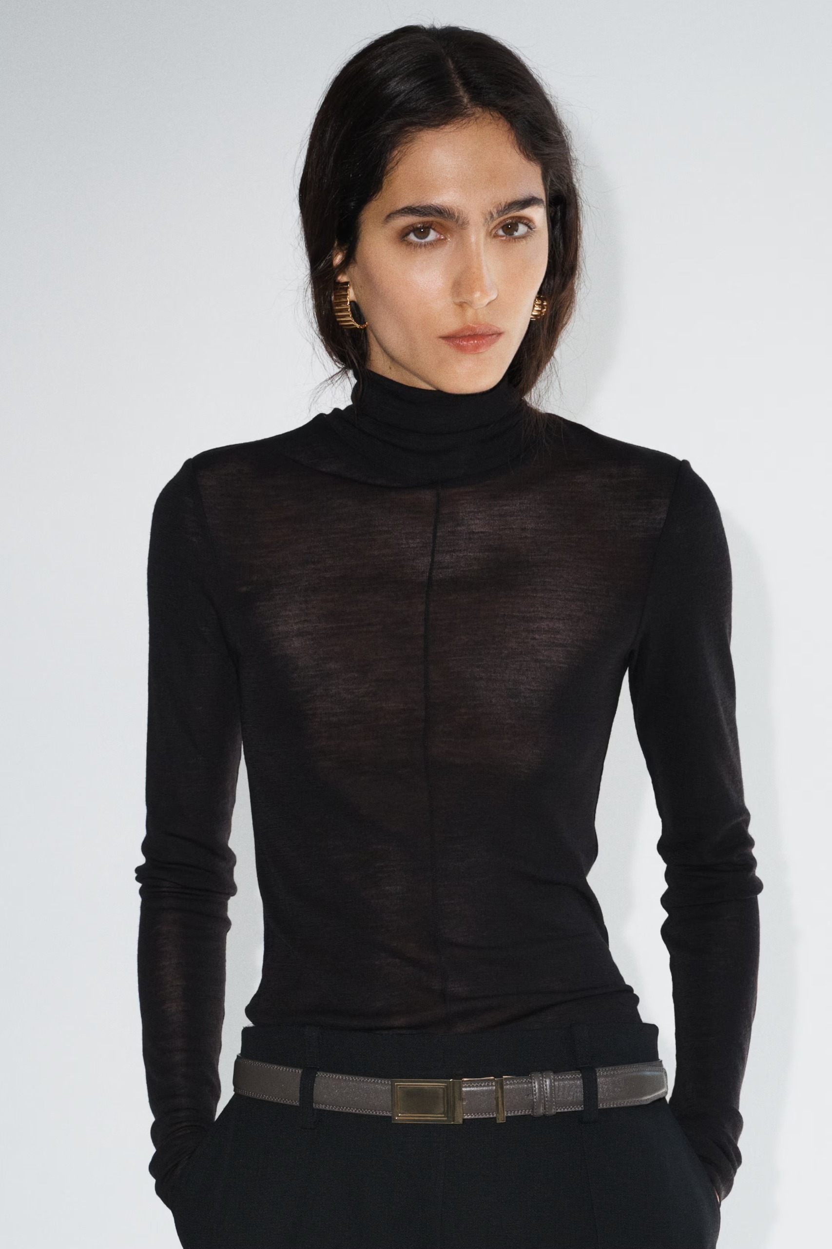 H&amp;amp;M, Merino Wool Polo Neck