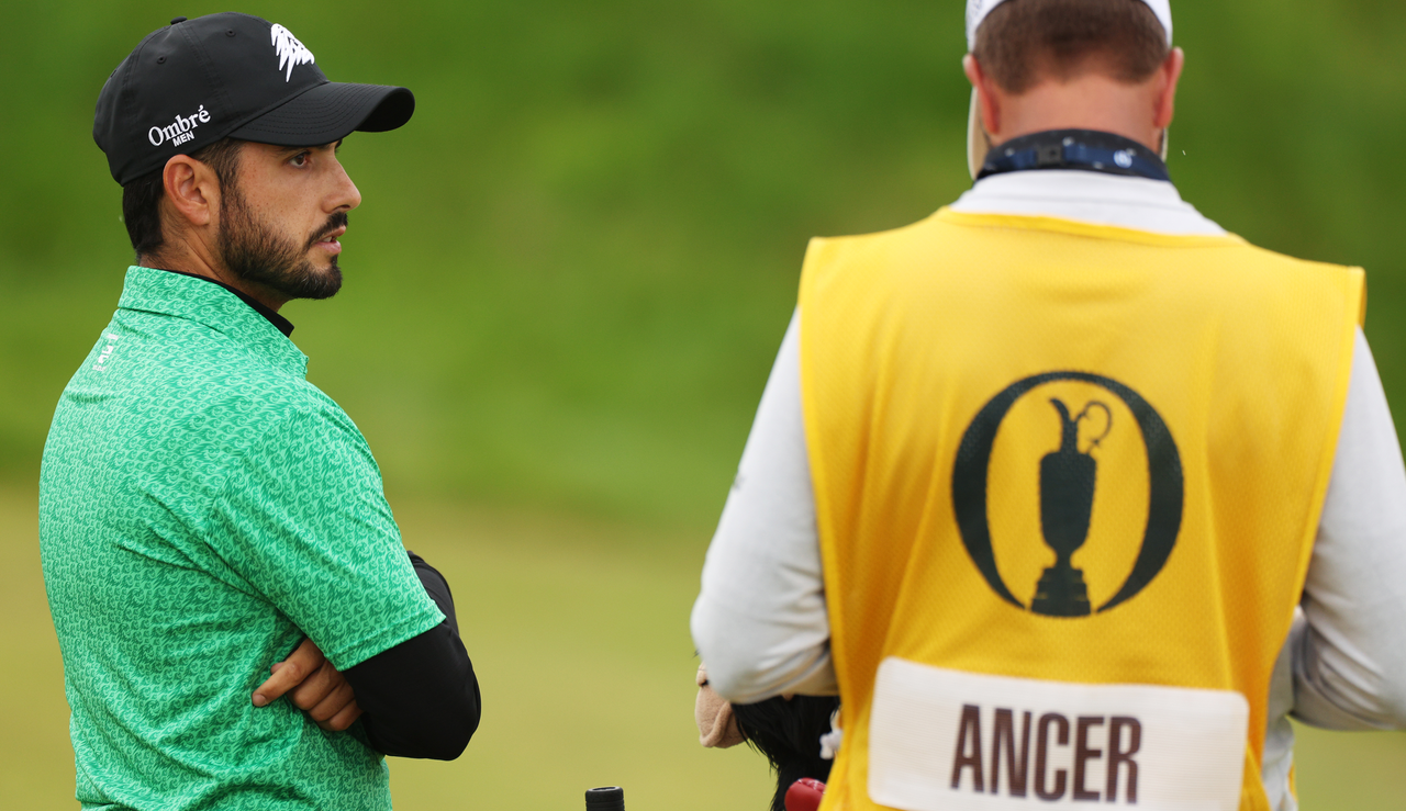 Abraham Ancer stands at The Open Championship