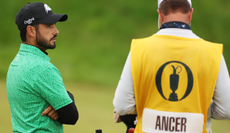 Abraham Ancer stands at The Open Championship