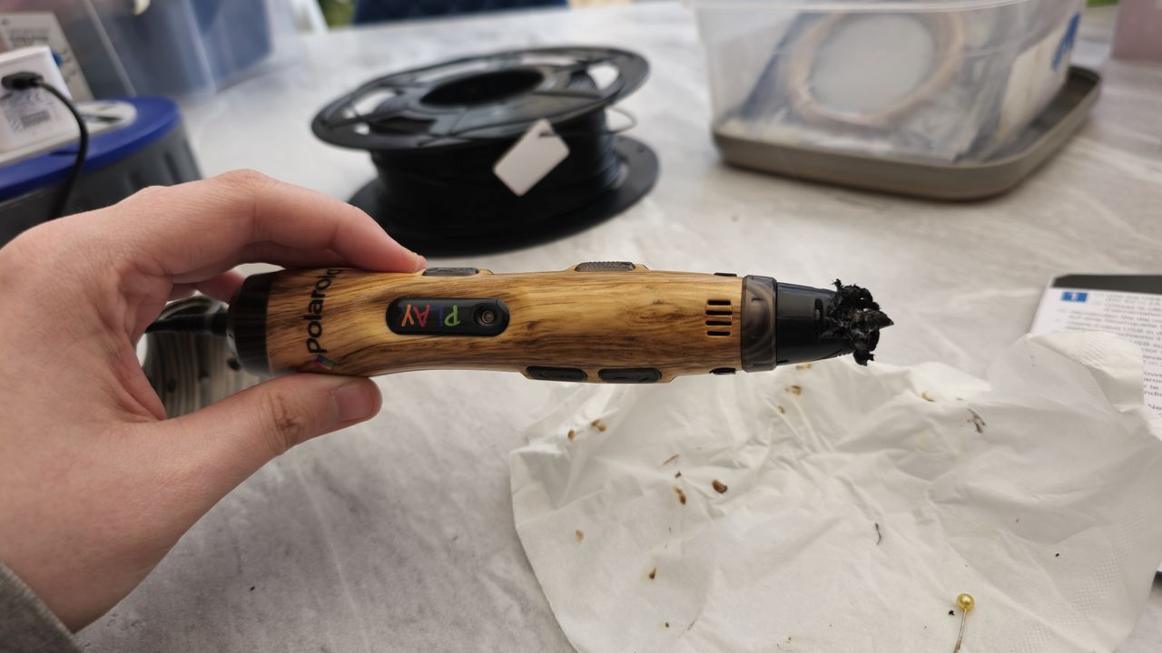3D pen melted