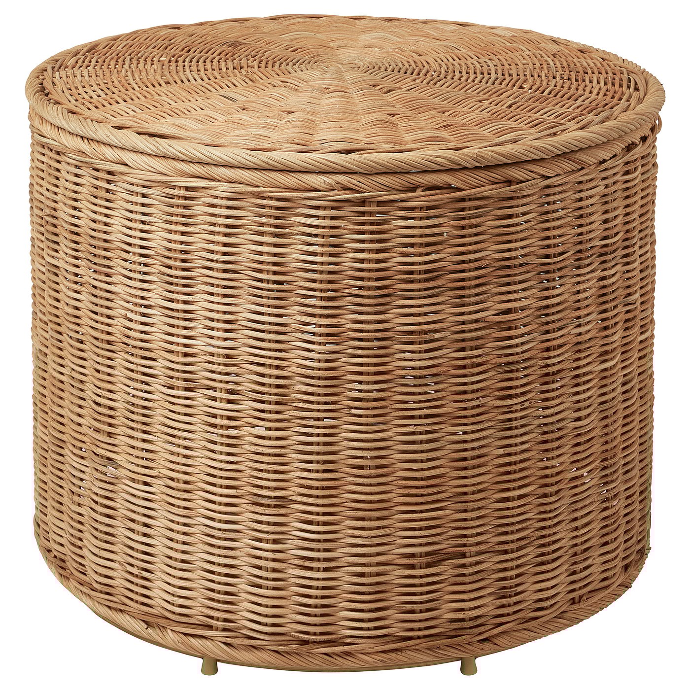 Tolkning Ottoman With Storage - Handmade Rattan