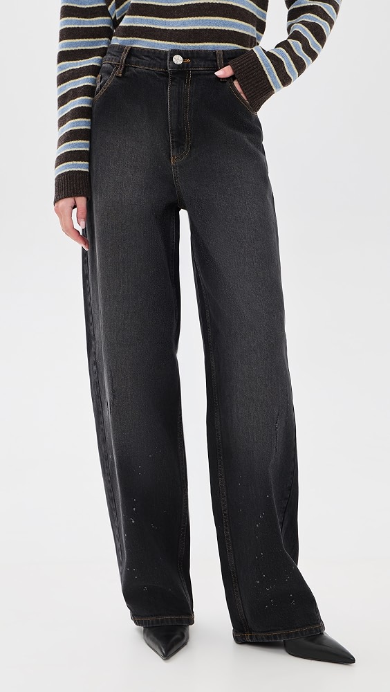 Nevin Jeans - Black Washed Denim
