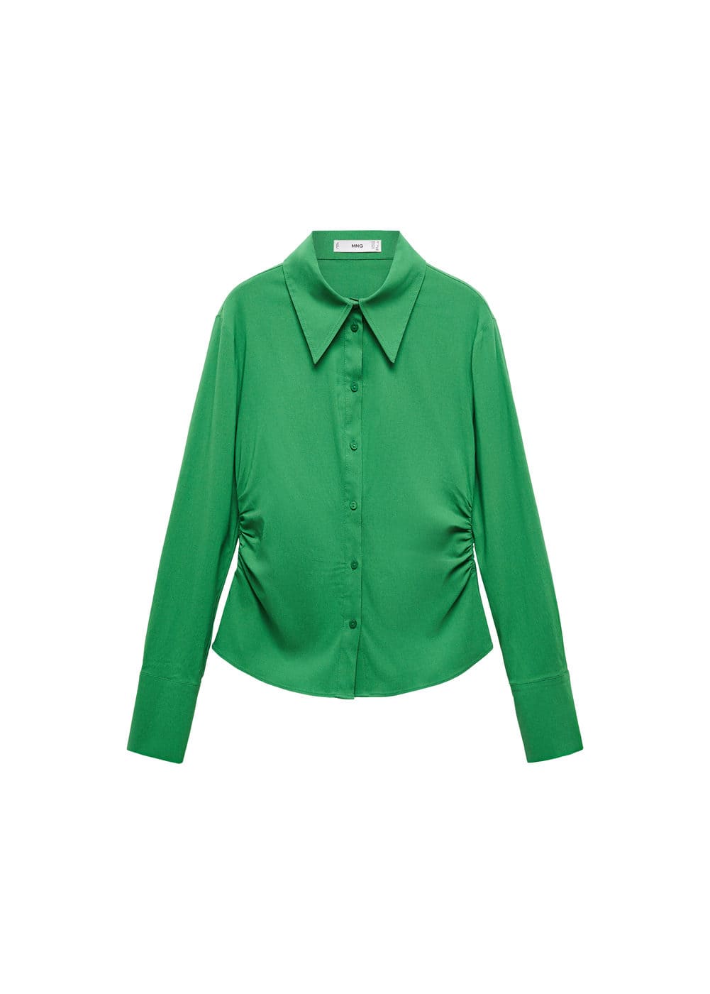 Slim-Fit Collared Button-Down Shirt in green