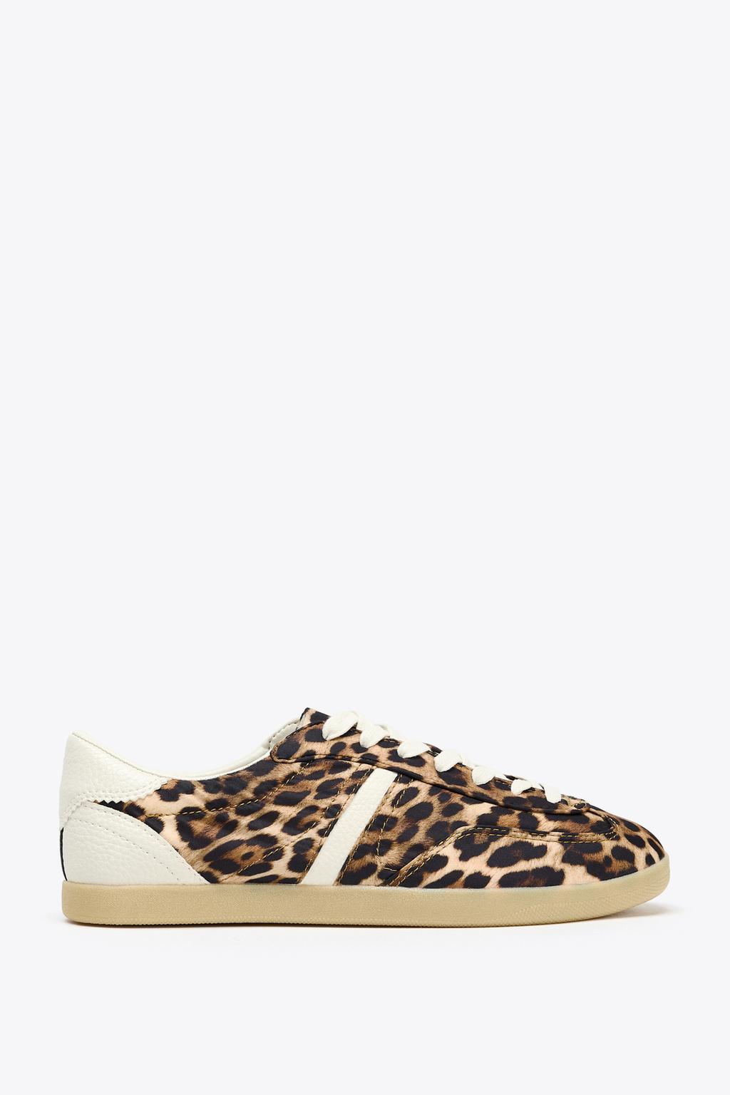 ZARA, Animal Print Sneakers
