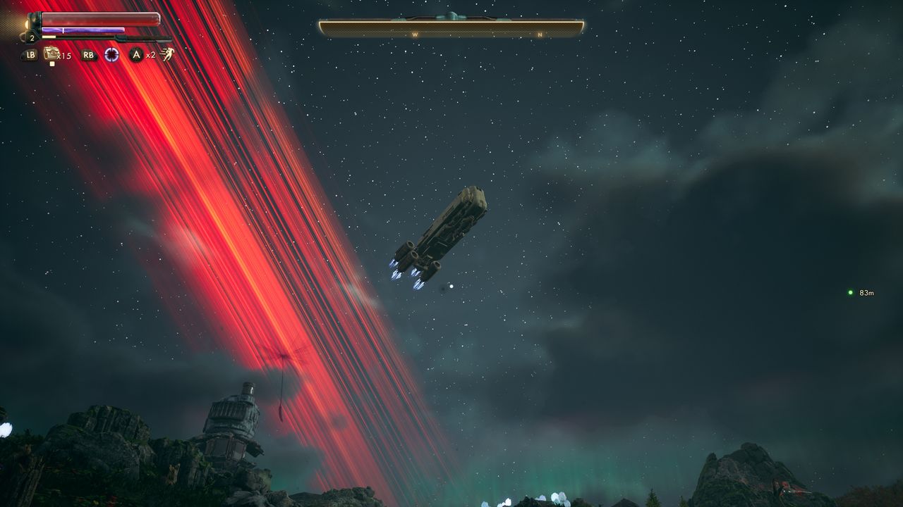 Screenshot of The Outer Worlds Spacer's Choice Edition.
