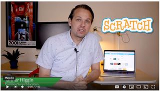 Screenshot of Commonsense education video about Scratch