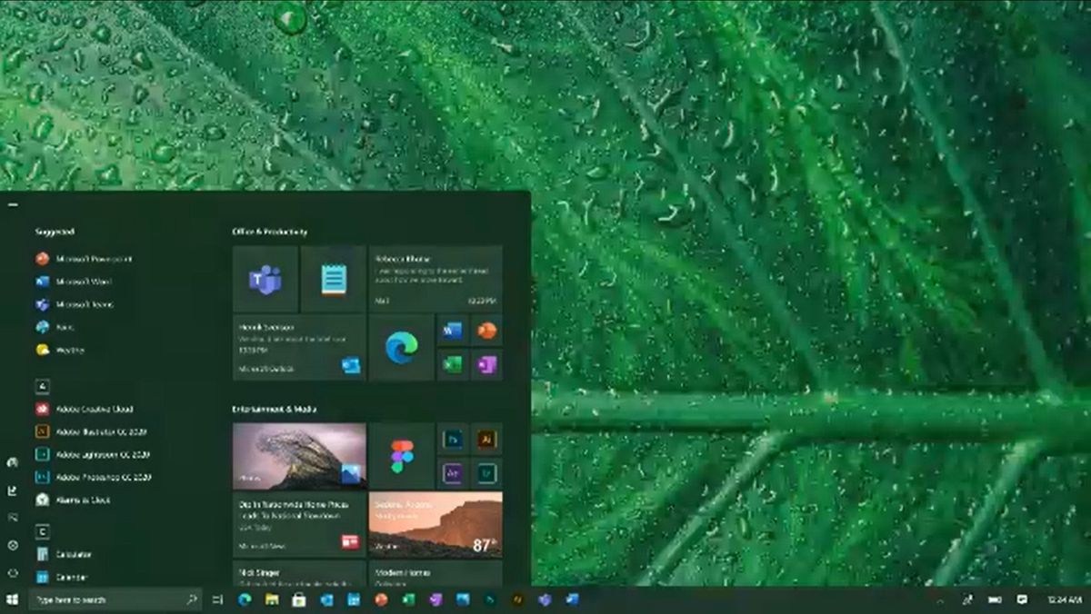 New W10 UI