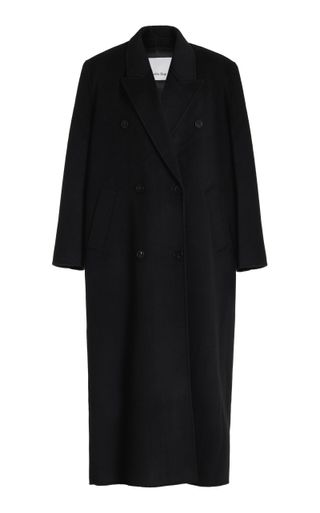 Gaia Double-Breasted Wool-Blend Coat