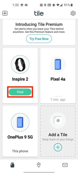 Find Fitbit Inspire 2 Tile Tracker 018