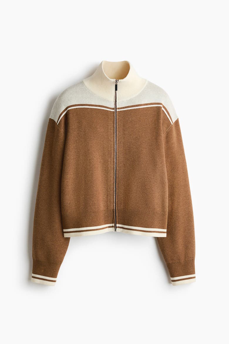 Cardigan With Zipper