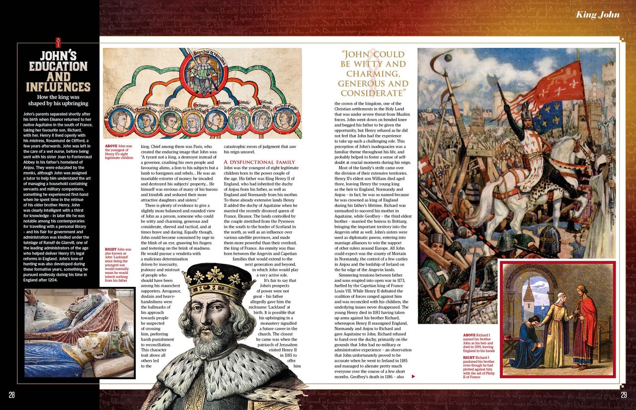 King John of England feature in All About History