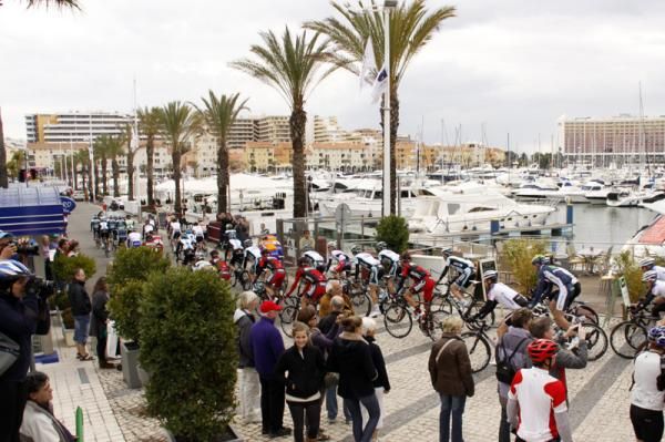 The riders are ready for another day of racing in Portugal