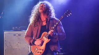 Jared James Nichols with a Gibson Les Paul