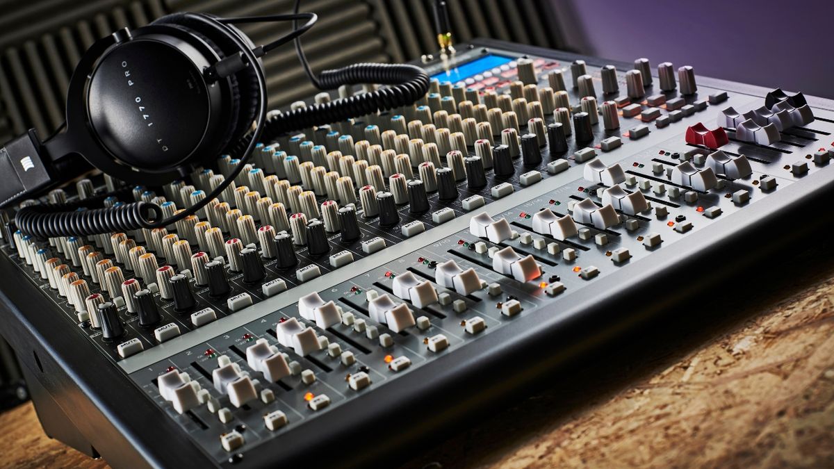 A Korg Soundlink mixer in a studio