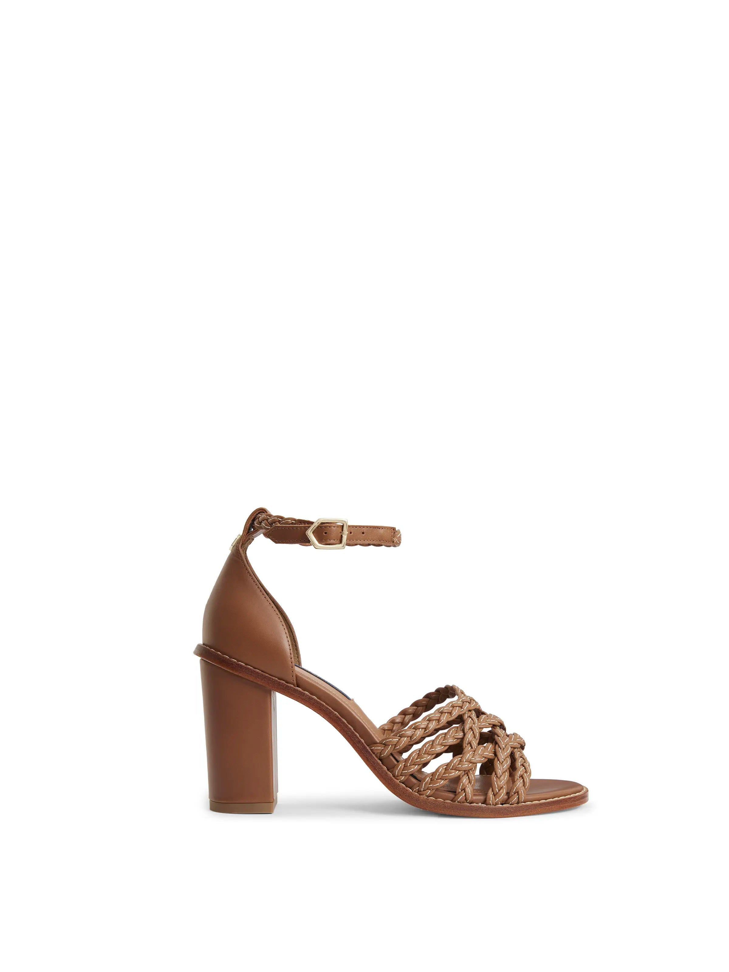 Seville Heel - Tan Leather