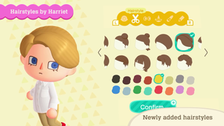 Animal Crossing: New Horizons Harriet Hairstyles