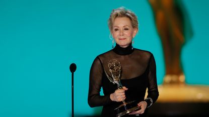  Jean Smart from 'Hacks' appears at the 73RD EMMY AWARDS, broadcast Sunday, Sept. 19 (8:00-11:00 PM, live ET/5:00-8:00 PM, live PT) on the CBS Television Network and available to stream live and on demand on Paramount+.