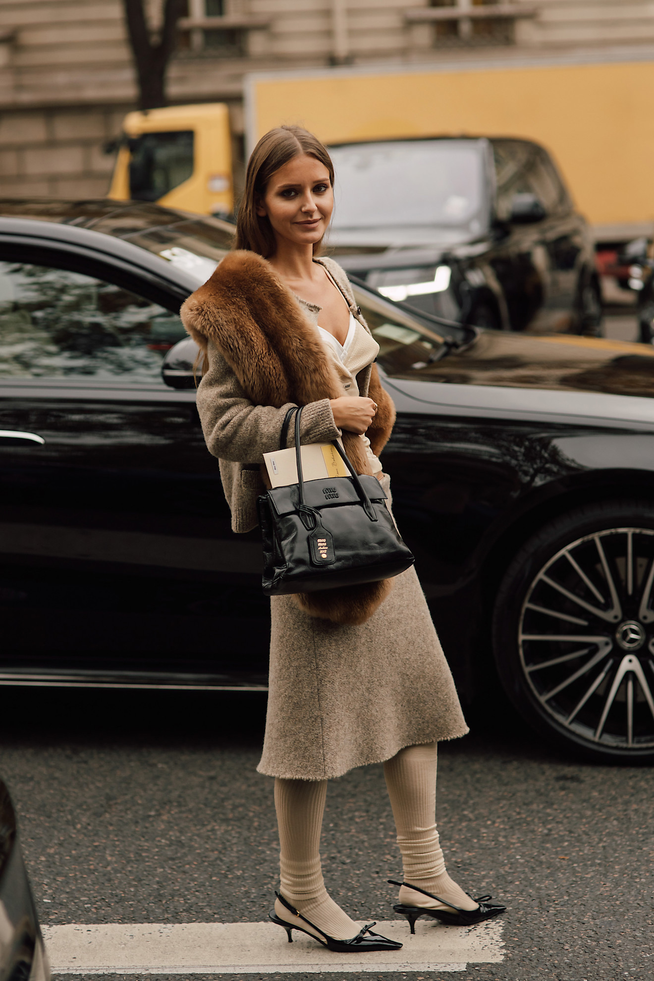 Paris Fashion Week Street Style Trends: Socks and heels
